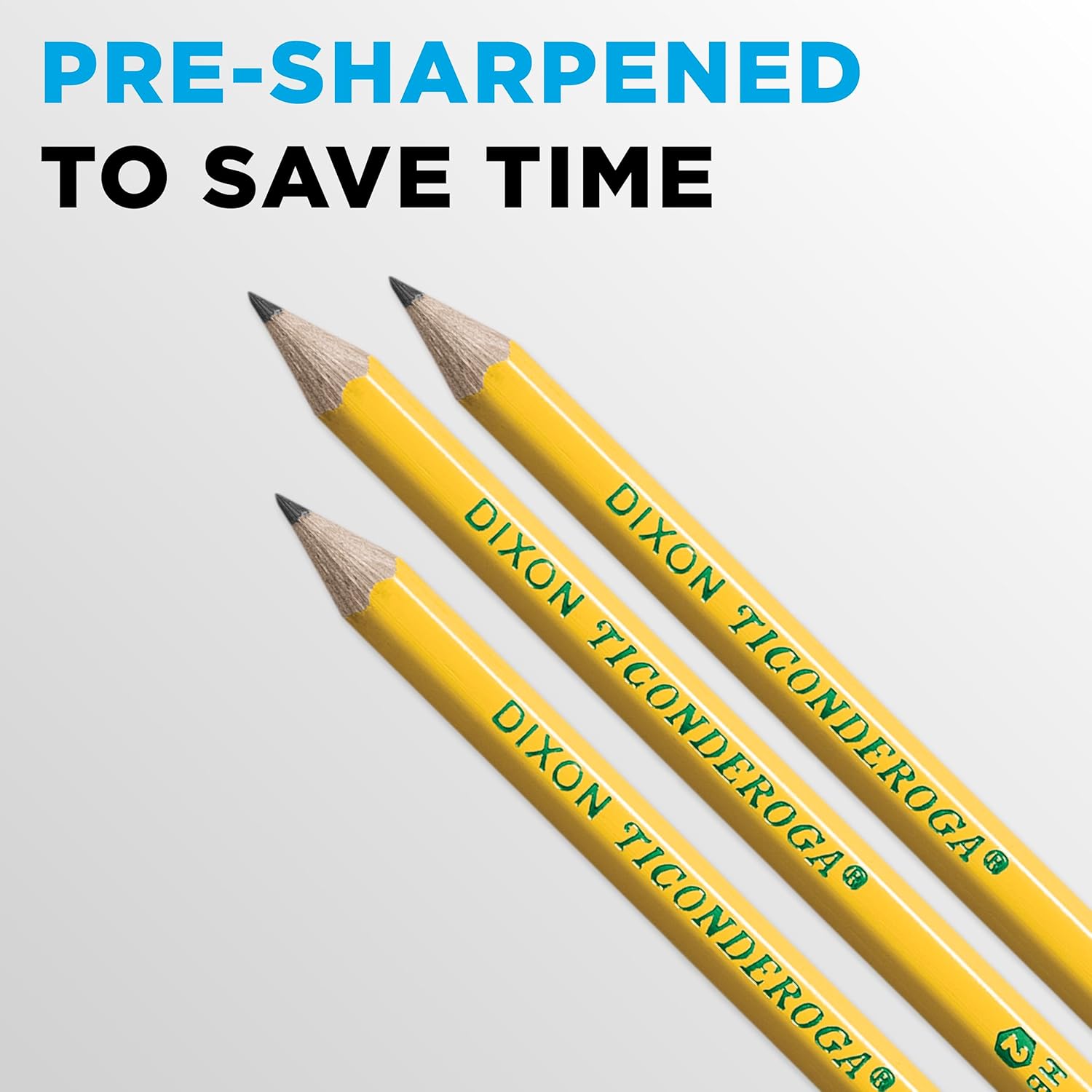 Ticonderoga Wood-Cased Pencils, Pre-Sharpened, 2 HB Soft, Yellow, 10 Count - Image 7