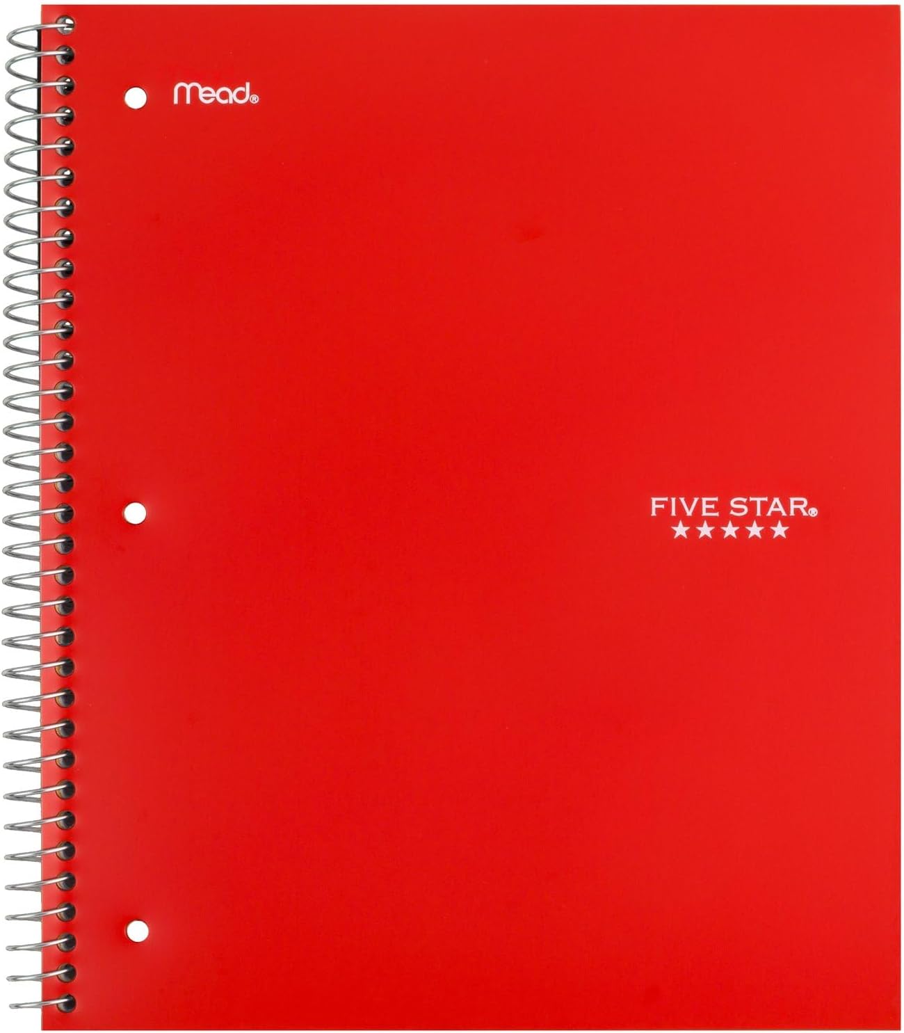 Five Star Spiral Notebook + Study App, 6 Pack, 1 Subject, Wide Ruled Paper, 8" x 10-1/2", 100 Sheets, Fights Ink Bleed, Water Resistant Cover, Assorted Colors (38042) - Image 8